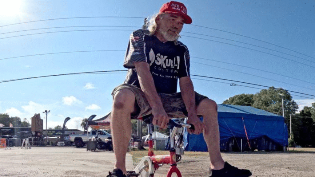 Motorcycle enthusiasts ride through Murrells Inlet during the 2025 Fall Rally