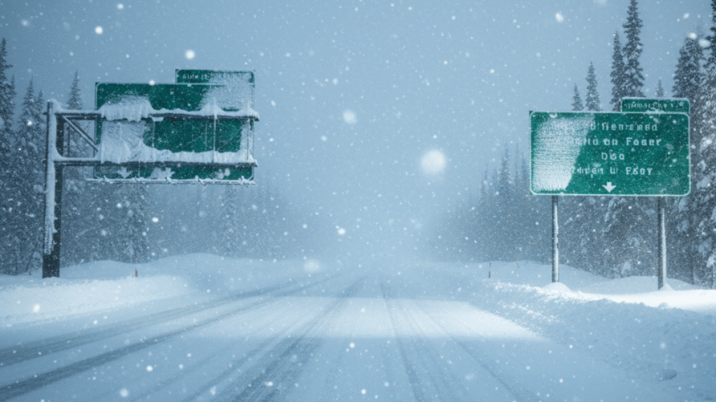 Frost-covered garden plants in the Northeast.