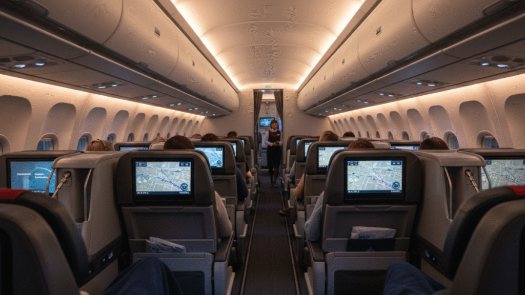 Map showing alternative travel route from Eugene to Dallas via Phoenix hub